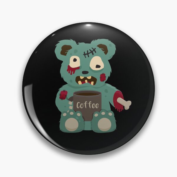 Item preview, zombie coffee bear designed and sold by Nareerat88.