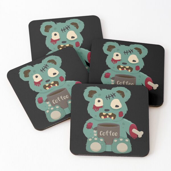 Item preview, zombie coffee bear designed and sold by Nareerat88.