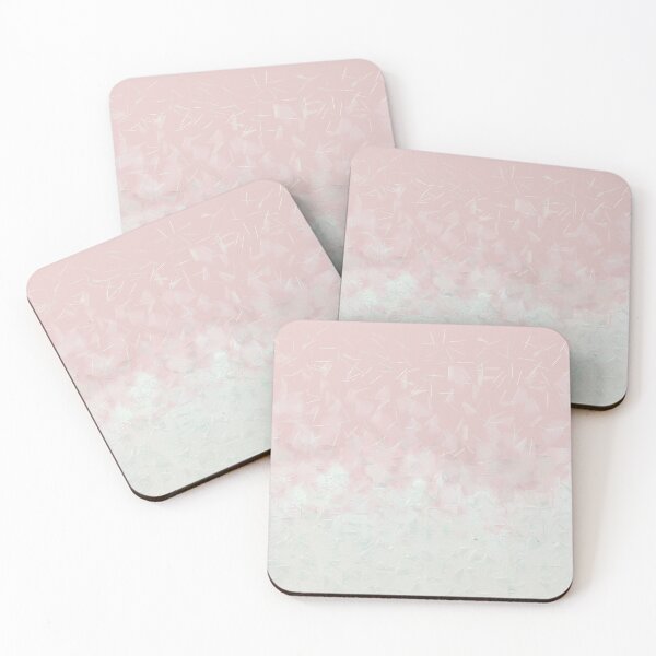 Item preview, Abstract white and pink, artistic, texture print. designed and sold by UVI-CA.