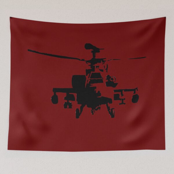 Item preview, Blackhawk silhouette chopper  designed and sold by THE AMERICAN TEEVANGELIST.