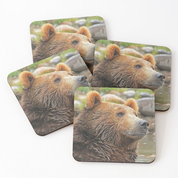 Item preview,  Grizzly Bear canvas,Grizzly Bear,animal, animals,Grizzly Bear wall art,Grizzly Bear artwork,Grizzly Bears,wild,Grizzly Bear art,Grizzly Bear painting designed and sold by eyesight4vision.