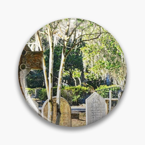 Item preview, Celtic Cross And Headstones Christ Church St. Simons Georgia designed and sold by LisaWootenPhoto.