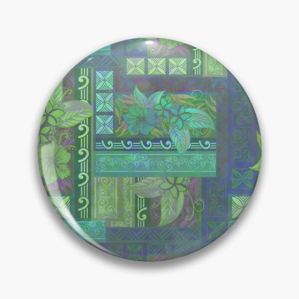 Item preview, Polynesian-Quilted Look Tapa Art Board designed and sold by sunnthreads.