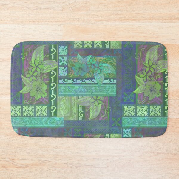 Item preview, Polynesian-Quilted Look Tapa Art Board designed and sold by sunnthreads.