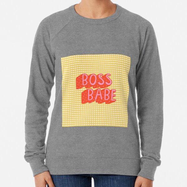 Boss babe girl boss Lightweight Sweatshirt