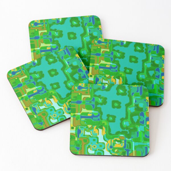 Item preview, Geo location - abstract landscape designed and sold by Xdelacra.