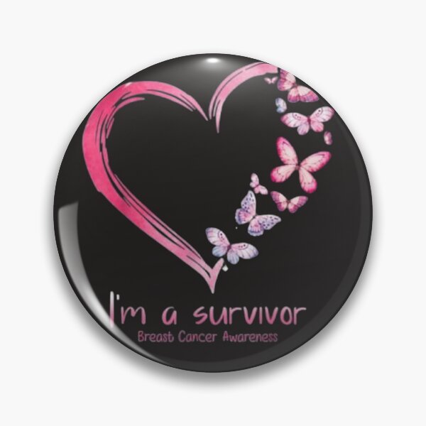 Item preview, I'm A Survivor Breast Cancer Awareness heart T-Shirt designed and sold by chanat3659.