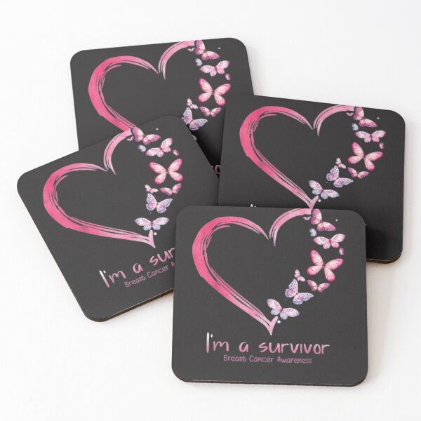 Item preview, I'm A Survivor Breast Cancer Awareness heart T-Shirt designed and sold by chanat3659.