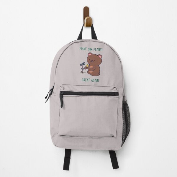 Item preview, Make our planet great again - Bear cartoon designed and sold by Swarna Anooroop.