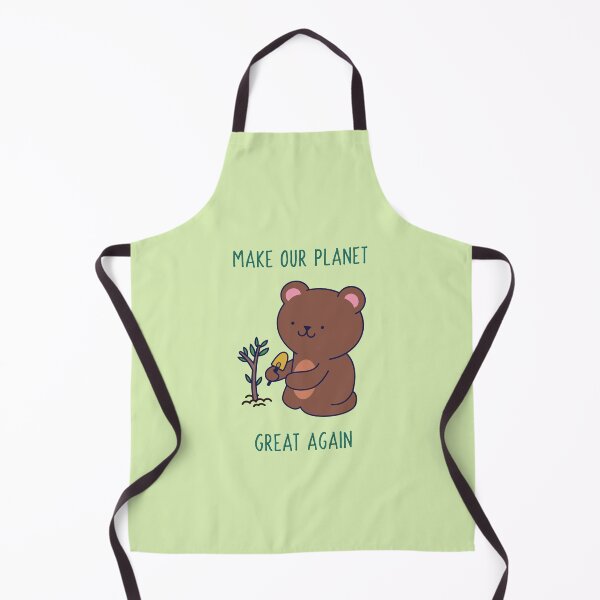 Item preview, Make our planet great again - Bear cartoon designed and sold by Swarna Anooroop.