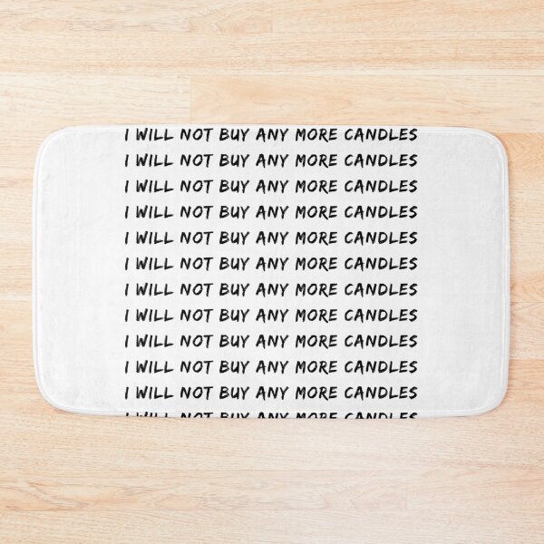 Item preview, I Will Not Buy Any More Candles | Candlestick | Scent designed and sold by itsokaybyme.