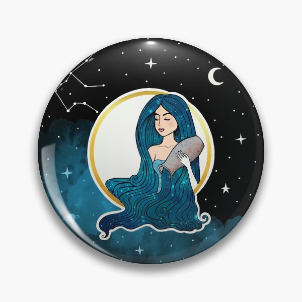 Item preview, Aquarius [Zodiac Signs] designed and sold by Studio Vickn.
