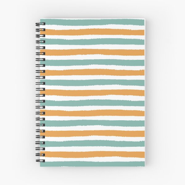 Item preview, Fun Summer Green Orange Stripes  designed and sold by travellb.