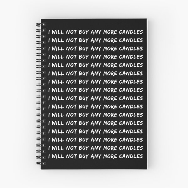 Item preview, I Will Not Buy Any More Candles | Candlestick | Scent designed and sold by itsokaybyme.