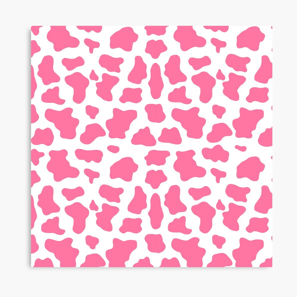 Pink Cow print Art Board Print for Sale by Luluprojects