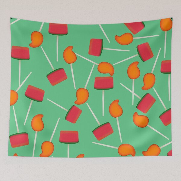 Item preview, Mango and watermelon Mexican lollipop candy designed and sold by kuallidesigns.