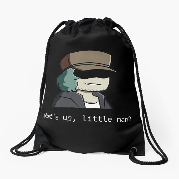 Friday night funkin garcello funny classic t-shirt - Whats up, little man Drawstring Bag
