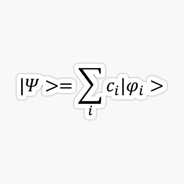 Item preview, quantum superposition, quantum physics and science designed and sold by NoetherSym.