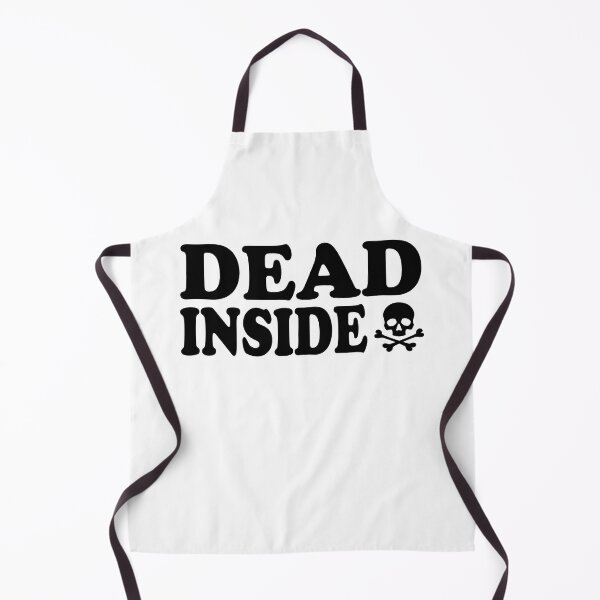 Item preview, Dead Inside Skull and Crossbones Funny Sarcastic Emotional State Quote Humor designed and sold by ZEROXCOOL.