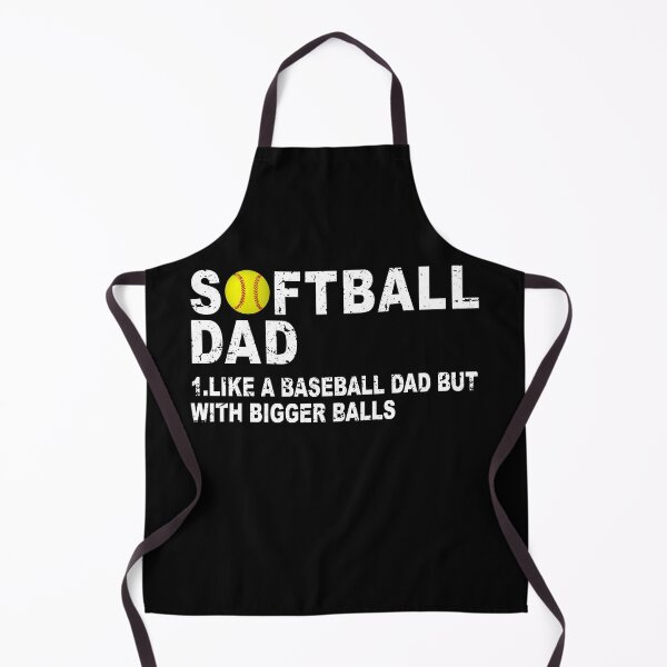 Item preview, Softball Dad like A Baseball but with Bigger Balls Father's designed and sold by ZimbomDesigner.