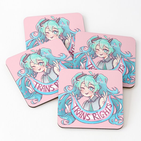 Item preview, miku says trans rights! designed and sold by aepoyi.
