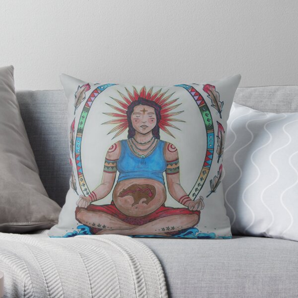 The Essence of Creation Throw Pillow