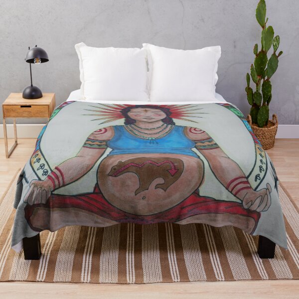 The Essence of Creation Throw Blanket