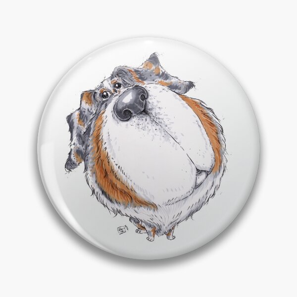 Item preview, Australian Shepherd designed and sold by Billi French Illustrations.