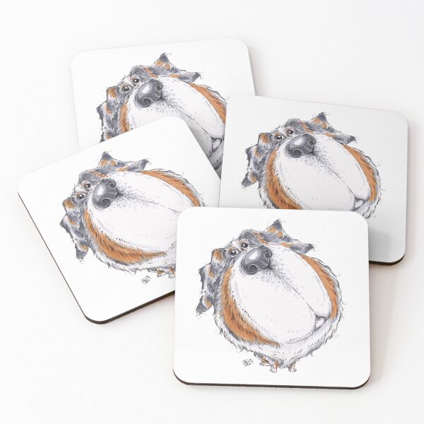Item preview, Australian Shepherd designed and sold by Billi French Illustrations.
