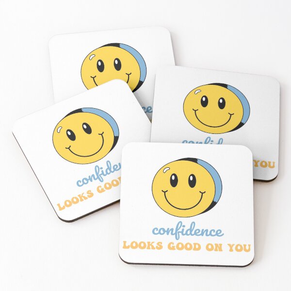 Item preview, Retro Confidence Looks Good On You Smiley Face designed and sold by Natasha Rolfe.