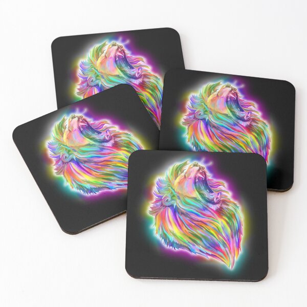 Item preview, Glowing Pride Rainbow Lion designed and sold by Deborah Camp.