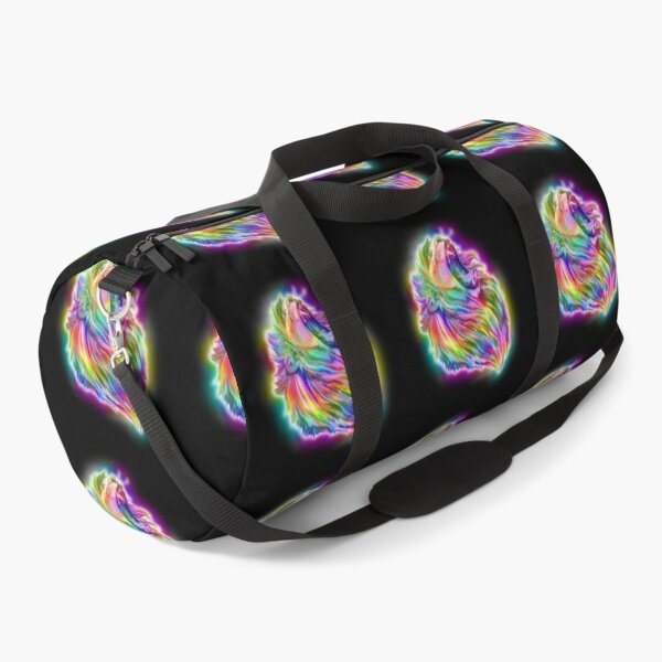 Glowing Pride Rainbow Lion Duffle Bag