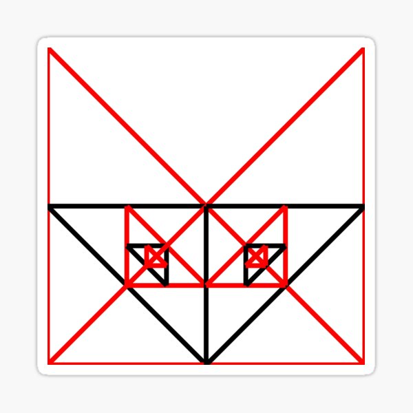 Fractal The Cyber Fox Sticker