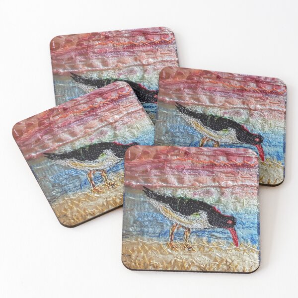 Item preview, Embroidered Oystercatcher - Stitched Nature - Designed by Stitchbasket to make you happy.  designed and sold by santimanitay.