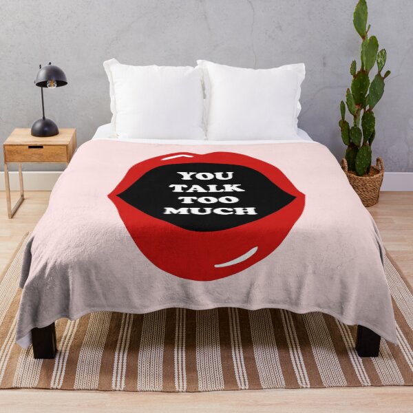 Item preview, You talk too much designed and sold by redgoch.