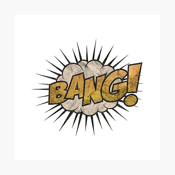 Item preview, Comic effect BANG! designed and sold by fishercraft.