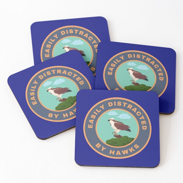 Item preview, Easily distracted by Hawks designed and sold by fev-rocks.