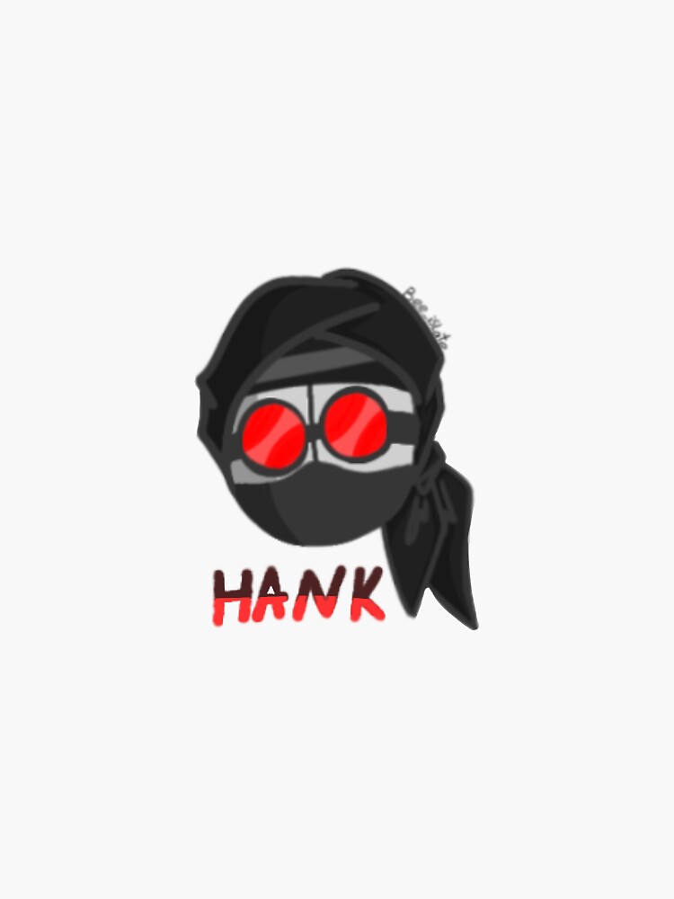 madness combat - hank  Sticker for Sale by SunShineAr