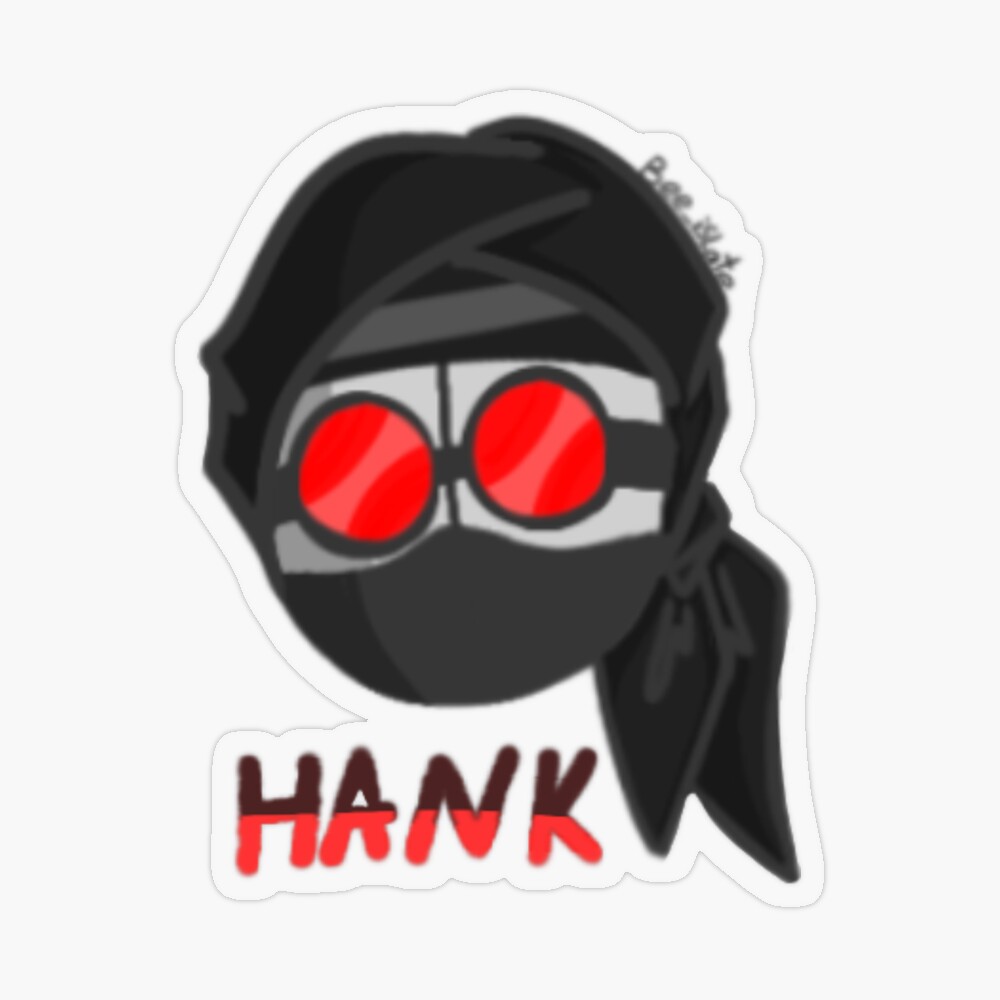 madness combat - hank  Sticker for Sale by SunShineAr