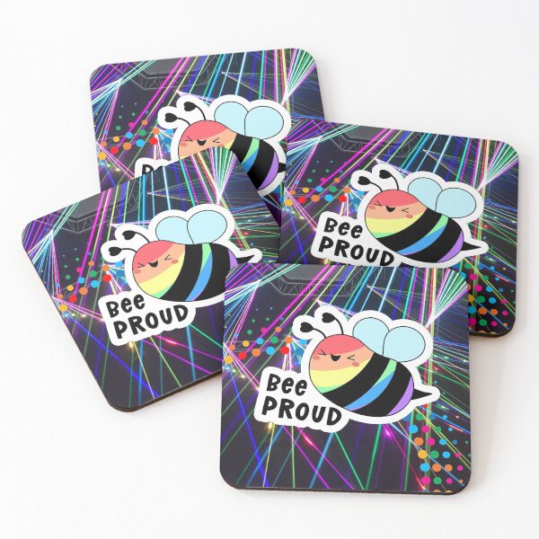 Item preview, Bee Proud - LGBTQ - Rainbow Pride 2021 designed and sold by pookkudesign.