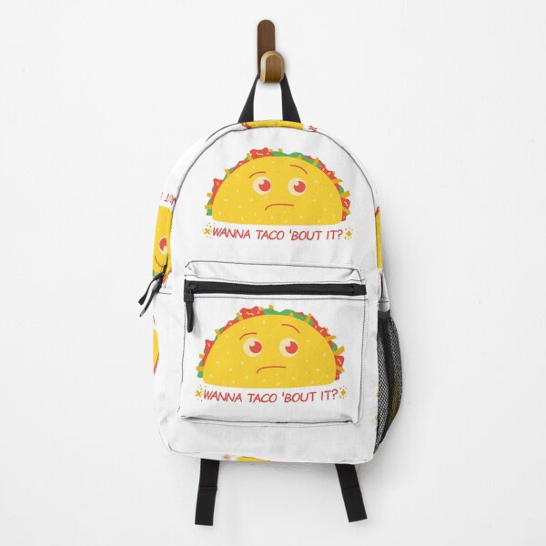 Taco Eating Expert Printed Backpack For Taco Lovers- Funny Adult/Food Design hot Backpacks