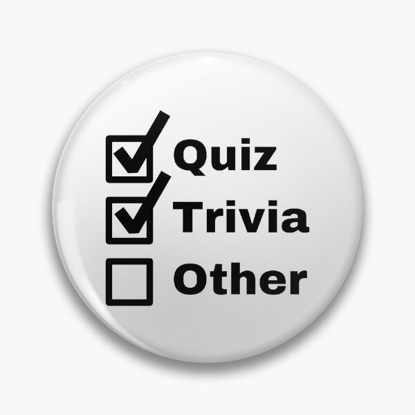 Item preview, Quiz, Trivia, Other (Black Text) designed and sold by PaynesPopUpQuiz.