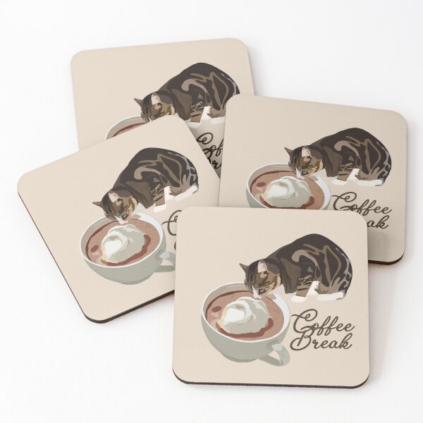 Item preview, Coffee Cat  designed and sold by smoochugs.