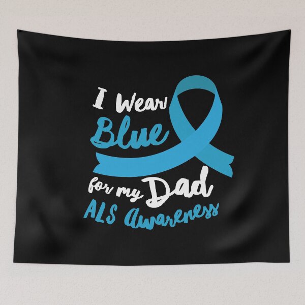 Item preview, Wear Blue for my Dad ALS Awareness designed and sold by CustUmmMerch.