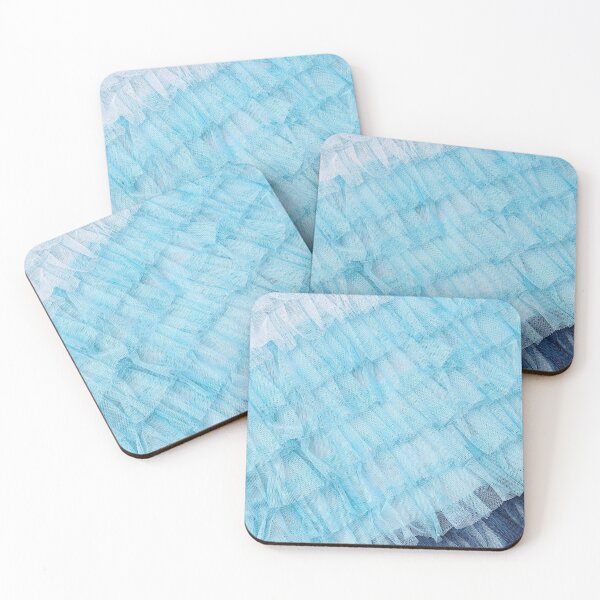 Item preview, Ombre Blue Waves Ruffles designed and sold by Tropicx.