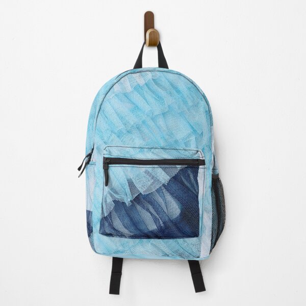 Item preview, Ombre Blue Waves Ruffles designed and sold by Tropicx.