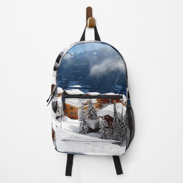 Item preview, Bettmeralp Swiss mountain village  designed and sold by nikawanders.