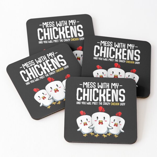 Item preview, Crazy Chicken Lady gift idea for women who love chickens designed and sold by BRtisticDesigns.