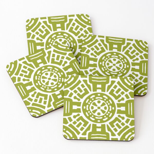 Item preview, Linear Damask Green designed and sold by oppositedge.