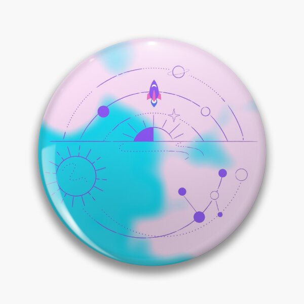 Artikelvorschau, Space Blurring Clouds in Pink und Hellblau entworfen und verkauft von SpaceTimeSecret.